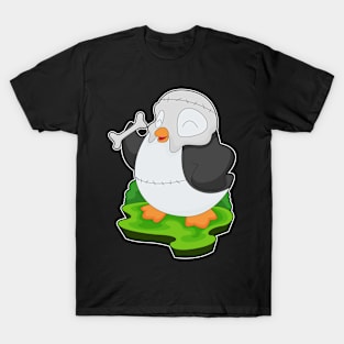 Penguin Halloween Mask T-Shirt